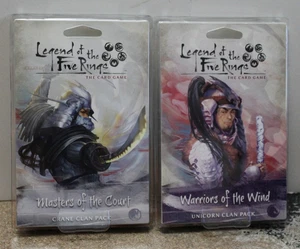 Guerreros del Viento; Paquetes de Clanes Maestros de la Corte: LEYENDA DE LOS CINCO ANILLOS - Imagen 1 de 2