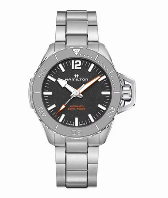 Hamilton H77815130 Khaki Navy Frogman Stainless Steel 46 mm Automatic Mens Watch - Image 1 of 4