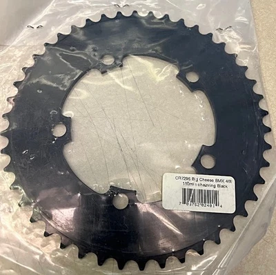 Plato Big Cheese 45t 110mm BMX Mid School NUEVO NOS Negro Foto 1 de 4