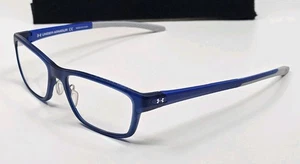 Under Armour UA5000/G PJP Eyeglasses Men Blue Rectangle 55 18 145 FRAMES ONLY - Picture 1 of 6