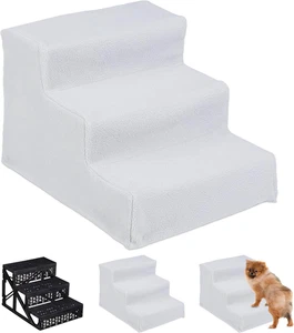 Scaletta a 3 Gradini, per Cani Piccoli & Grandi, Letto & Divano, Fodera in Tessu - Foto 1 di 12