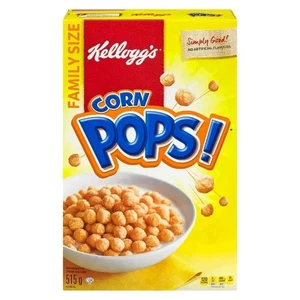 4 Boxes Kellogg’s Corn Pops Cereal, Family Size, 515g/18.2oz Canada FRESH - Picture 1 of 4