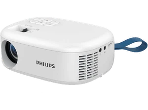 Proyector - Philips NPX113, True HD 720p, 30000 h, hasta 65", LED, HDMI, Blanco - Imagen 1 de 5
