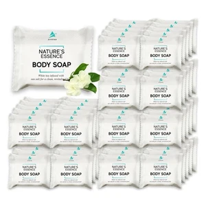 60 Piece Hotel Soap Bulk Travel Size Toiletries Travel Essentials Guests AirBNB - Picture 1 of 6