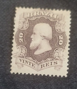 Stamps Brazil Scott 54 hinged - Picture 1 of 1