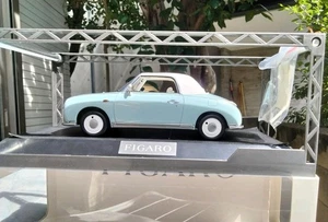 ## Nissan Figaro 1:18 1/18 DieCast Modell Pale Aqua, Hobby Japan NEU MEGA SELTEN ## - Bild 1 von 10