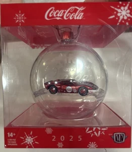 2025 M2 Machines Christmas Ornament Coca-Cola Ford GT - Picture 1 of 5