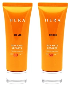 Hera Sun Mate Leports Cream Pro Waterproof Sunscreen SPF 50+ / PA++++ 70ml x 2 - Picture 1 of 7