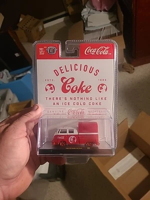 M2 Machines Coca-Cola Release A53 1959 VW Double Cab Truck CHASE - Image 1 of 4