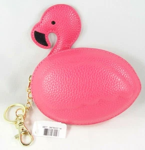 (1) Bath & Body Works PINK FLAMINGO Keychain Coin Purse Cosmetic Bag - Bild 1 von 9