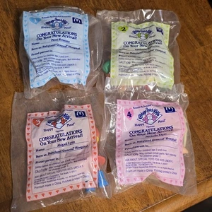 Vintage 1994 McDonalds Happy Meal Spielzeug Kohl Patch Kinder Puppen Set Lot #1,2,3,4 - Bild 1 von 10