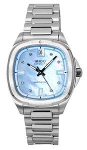 MIDO Blue MOP Dial Automatic Dress 100M Women's Ladies Watch M049.307.11.136.00 - Picture 1 of 4