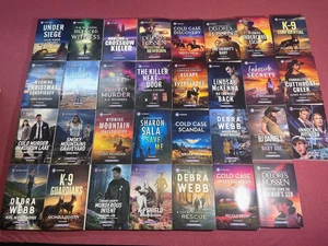 Lot of 31  Harlequin  Intrigue paper back novels larger print - Imagen 1 de 8