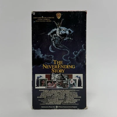 The NeverEnding Story VHS 1986 Original 1991 Warner Bros Video Tape Release - Image 1 of 4