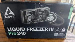 ARCTIC Liquid Freezer III Pro 240-240 mm AIO CPU Cooler, Water Cooling, 38 mm... - Picture 1 of 10