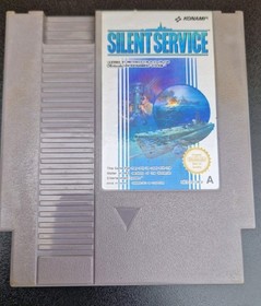 Silent Service Konami NES Cart Game - Fully Tested
