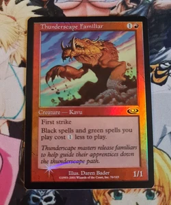 MTG Thunderscape ENG NM Familiar Foil Planeshift 2001 Magic the Gathering Card - Bild 1 von 5