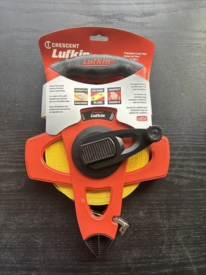 New Crescent Lufkin L1706N 100 FT long Tape Measure, White & Yellow 1/2 In Blade - Image 1 of 4