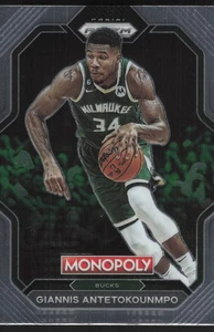2022-23 Panini Prizm Monopoly #PS3 Giannis Antetokounmpo Prizm All-Stars - Picture 1 of 2