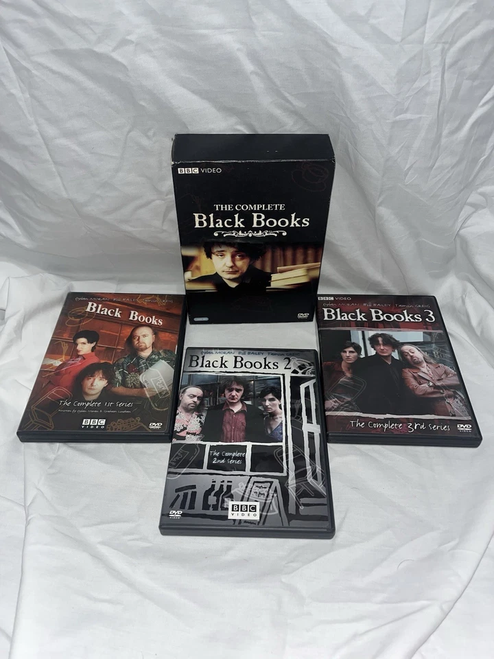 Black Books The Complete Series 1 2 & 3 - 3-DVD Box Set BBC VIDEO - Image 1 of 1