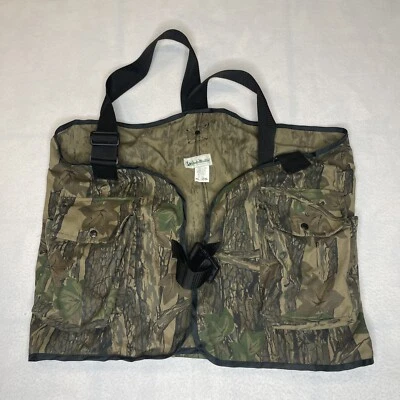 VTG Gander Mountain Bird Hunting Vest Rebark Camo Size XL-2XL Made In USA - Image 1 of 4