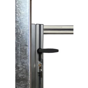 Set serratura/pulsante per porta basculante e cancello girevole 1 anta, per H=100 - Foto 1 di 1