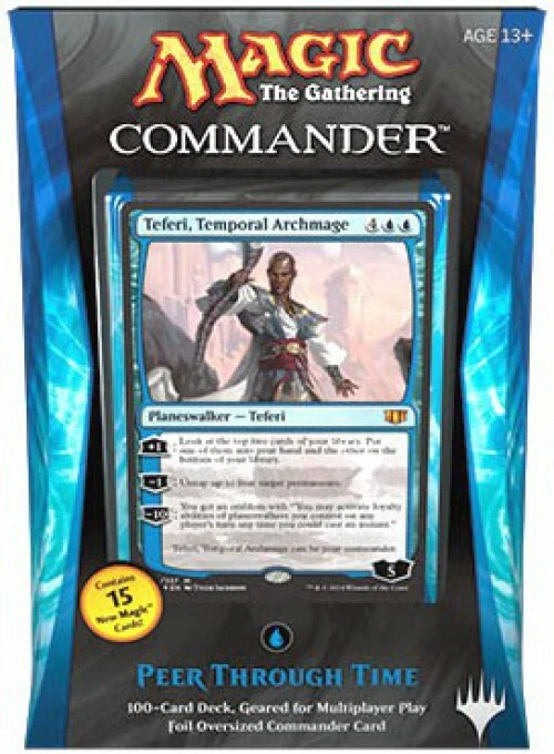 Magic the Gathering MtG TCG 2014 Commander Peer Through Time Deck - Image 1 of 1