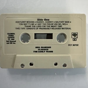 Neil Diamond Classics Early Years (Cassette) Tape Only - Picture 1 of 2