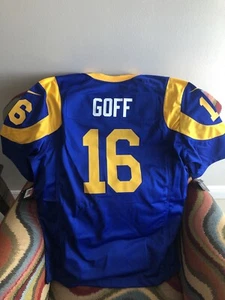 Nike Jared Goff Los Angeles Rams Fußball Trikot Neu mit Etikett Größe L Herren - Bild 1 von 11