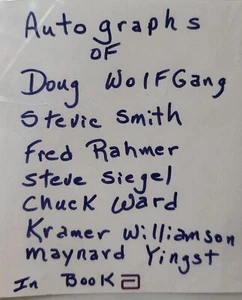 Williams Grove Speedway Program 1987 Sprint Car vintage. 7 AUTÓGRAFOS! RARO! - Imagen 1 de 9