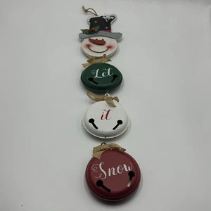 Let it Snow Hängedeko Weihnachten Urlaub Schneemann Ornament 24 Zoll Länge - Bild 1 von 10