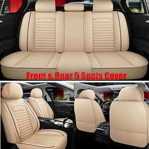Car 5-Seat Cover For JEEP Grand Cherokee 2011-2021 PU Leather Full Set Cushion - Picture 1 of 12