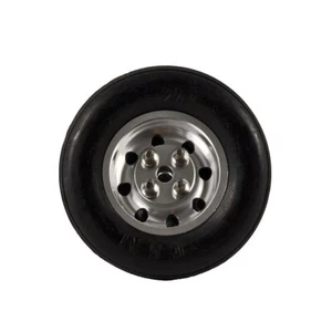 1 Pair 100% Solid Rubber Wheels Aluminum Hub 2.5inch 63.5mm For RC plane/Model - Picture 1 of 9