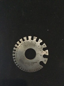 L.S.Starrett Nº 188 British Standard Wire Gauge. - Imagen 1 de 6