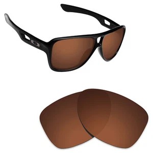 Hawkry Polycarbonate Replacement Lenses for-Oakley Dispatch 2-Bronze Brown - Picture 1 of 3