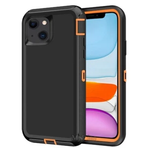 Custodia per iPhone 14/14 Plus [clip adatta a Otterbox Defender] fondina mimetica - Foto 1 di 12