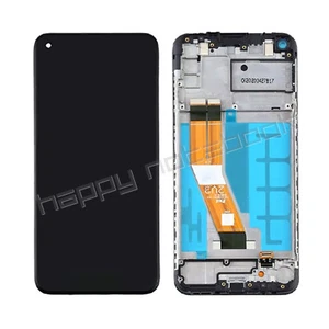 DISPLAY SAMSUNG ORIGINALE OEM A025F E025F NERO A02S F02FS TOUCH LCD GH82-20118A - Picture 1 of 1