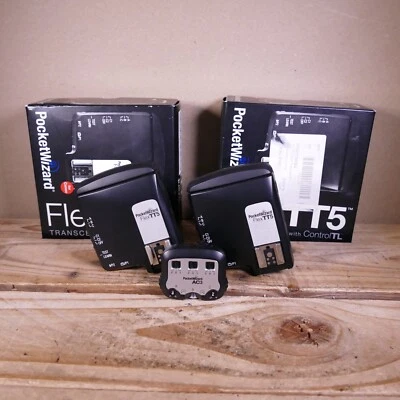 PocketWizard Flex Kit 2xTT5 C-CE CANON Fit TTL and 1x PocketWizard AC3 - Image 1 of 4