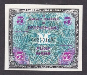 [UNC] 1944 Germany 5 Mark P-193a 002581607 [013-2] - Picture 1 of 2
