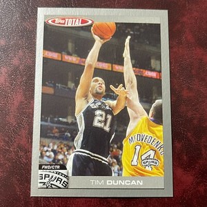 2004-05 Topps Total Set TIM DUNCAN SILVER PARALLEL #24 SAN ANTONIO SPURS *MINT*