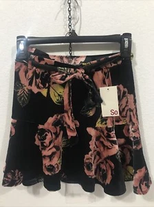 So Jean mini ￼Skirt Size XS Black (TW-3175) - Picture 1 of 5