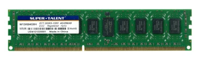 Super Talent W13RB4G8H 4GB PC3-1333MHz ECC CL9 - Image 1 of 2