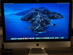 Apple iMac 27" LOADED! Desktop + i7 + 32 GB RAM + 4TB SSD w/ Logitech K811 Keybd - Picture 1 of 7