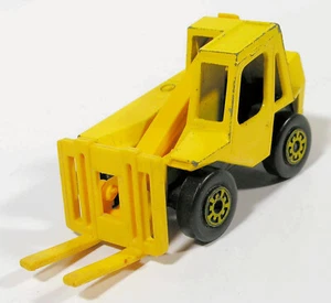 MATCHBOX 48 SAMBRON JACKLIFT YELLOW HUBS JCB TELEHANDLER FARM SUPERFAST VINTAGE - Picture 1 of 3