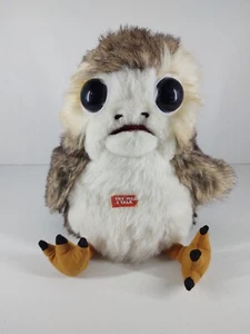 STAR WARS The Last Jedi Porg Plush Interactive Talking 10" tested - Picture 1 of 8