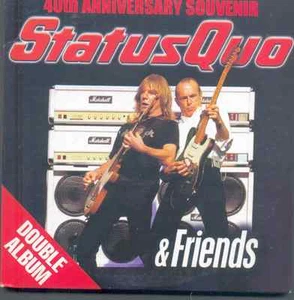 STATUS QUO & FRIENDS: 40TH ANNIVERSARY SOUVENIR -2 CD PROMO (2005) DOUBLE ALBUM - Picture 1 of 2