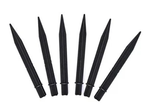 6Pcs 8.25 Inch Reinforced Ground Spikes, Solar Lights Spikes, ABS Plastic - Picture 1 of 3