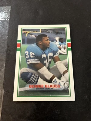 1989 Topps - #365 Bennie Blades (RC) Detroit Lions ROOKIE CARD NMMT ￼ - Image 1 of 2