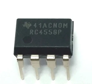 5 STCK. RC4558P RC4558 Dual Operationsverstärker DIP-8 Neu IC - Bild 1 von 6