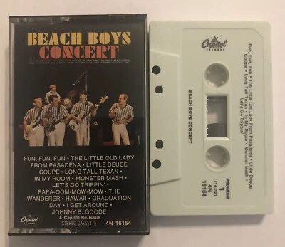 THE BEACH BOYS - Beach Boys Concert-  Cassette Tape 4N-16154 Brian Wilson - Image 1 of 4